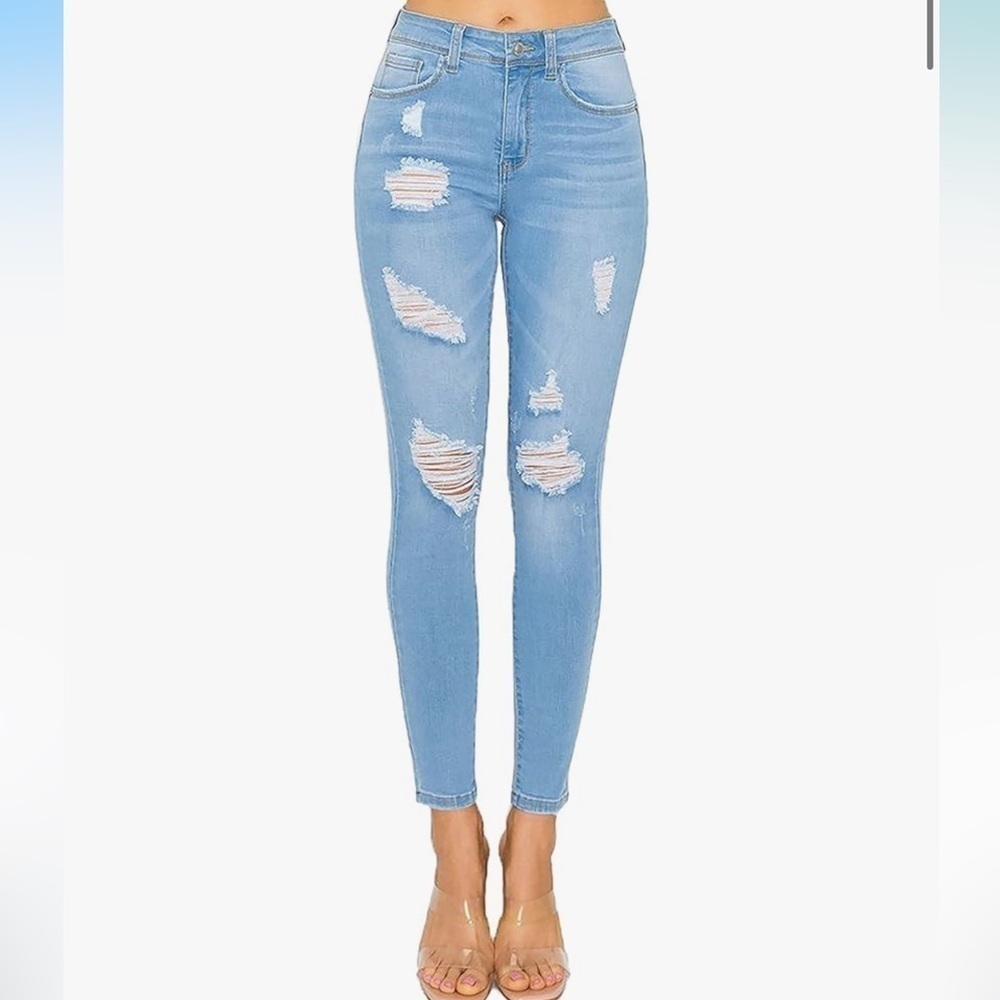 Wax Jeans “Butt I Love You” Butt-Lifting Light Wash Jeans – Size 13, Gently Worn